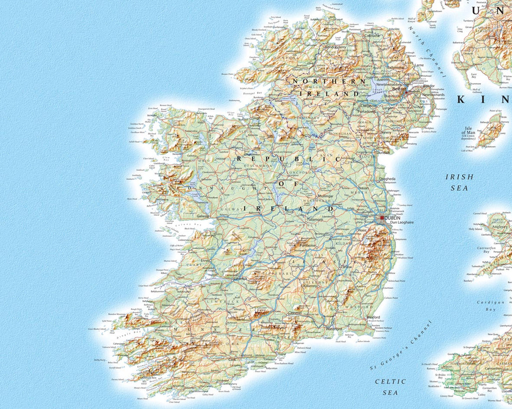 Map Wallpaper  - Ireland
