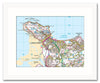 Framed Map - Custom Ordnance Survey Landranger Map