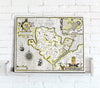 Map Canvas - Vintage County Map - Angelsey - Love Maps On... - 1