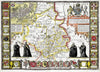 Map Canvas - Vintage County Map - Cambridgeshire - Love Maps On...