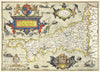 Map Canvas - Vintage County Map - Cornwall - Love Maps On... - 4