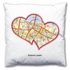 Personalised Love Hearts Map Cushion - Love Maps On... - 7