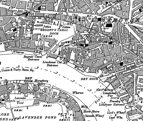 Map Wallpaper - Vintage Ordnance Survey London - Victorian Street Map ...