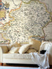 Map Wallpaper - Vintage County Map - Hertfordshire - Love Maps On... - 2