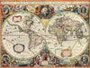 Map Wallpaper - Hondius World Map - Love Maps On... - 4