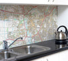 Ceramic Map Tiles - Personalised Ordnance Survey Street Map - High Detail - Love Maps On... - 1