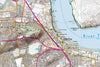 Map Canvas - London Ordnance Survey Explorer Map with Hillshading Canvas Print- Love Maps On...