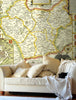Map Wallpaper - Vintage County Map - Leicestershire - Love Maps On... - 4