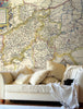 Map Wallpaper - Vintage County Map - Northamptonshire - Love Maps On... - 2