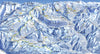 Les Portes du Soleil - Piste Map Canvas Print