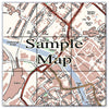 Ceramic Map Tiles - Personalised Ordnance Survey Street Map Classic - Love Maps On... - 14