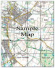 Ceramic Map Tiles - Personalised Ordnance Survey Explorer Map - Love Maps On... - 47