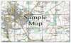 Ceramic Map Tiles - Personalised Ordnance Survey Explorer Map - Love Maps On... - 28