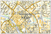 Ceramic Map Tiles - Personalised Ordnance Survey Street Map - Love Maps On... - 36
