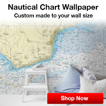 nautical chart wallpaper