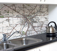 Ceramic Map Tiles - Custom Vintage Ordnance Survey from Love Maps On...