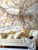 custom made vintage 1940's map wallpaper love maps on