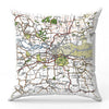 Personalised Vintage Map Cushion - 1920's (Popular Edition)