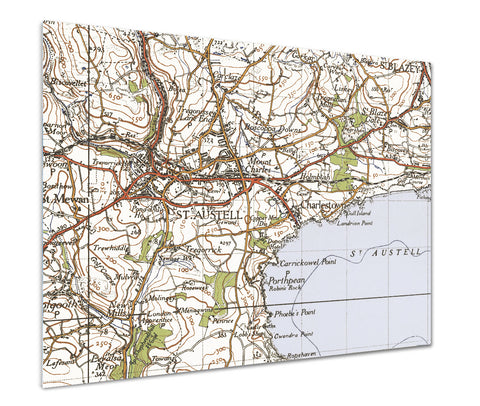 Map Poster - Custom Vintage Ordnance Survey - 1940's