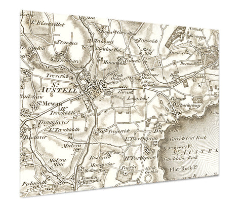 Map Poster - Custom Vintage Ordnance Survey - 1805-1895 (Old Series)