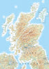 Scotland Map Poster