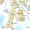 Scotland Map Poster