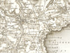 Map Wallpaper - Custom Vintage Ordnance Survey Map - Old Series (1805-1895)