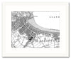 Framed Map - Custom Vintage Ordnance Survey Map - Victorian Street Map