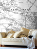 Map Wallpaper - Custom Vintage Ordnance Survey Map - Victorian Street Map - Love Maps On... - 1
