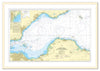 Framed Nautical Chart - Admiralty Chart 0734 - Firth of Forth - Isle of May to Inchkeith