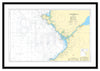 Framed Nautical Chart - Admiralty Chart 1970 - Caernarfon Bay