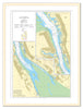 Framed Nautical Chart - Admiralty Chart 3490 - Port of Liverpool
