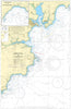 Nautical Chart Wallpaper - 154 Approaches to Falmouth