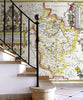 Map Wallpaper - Vintage County Map - Bedfordshire - Love Maps On... - 2