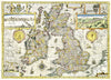 Map Canvas - Vintage County Map - British Isles - Love Maps On...