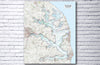 The Broads National Park Map Poster Print - Love Maps On..