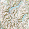 Map Wallpaper - Custom Ordnance Survey Landranger Map with Hillshading - Love Maps On... - 5