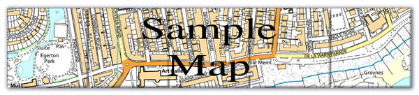 Ceramic Map Tiles - Personalised Ordnance Survey Street Map - High Det ...