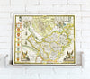 Map Canvas - Vintage County Map - Cheshire - Love Maps On...