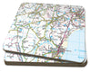 Map Coasters - Personalised Ordnance Survey Landranger Map - Love Maps On... - 1