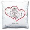 Personalised Love Hearts Map Cushion - Love Maps On... - 6