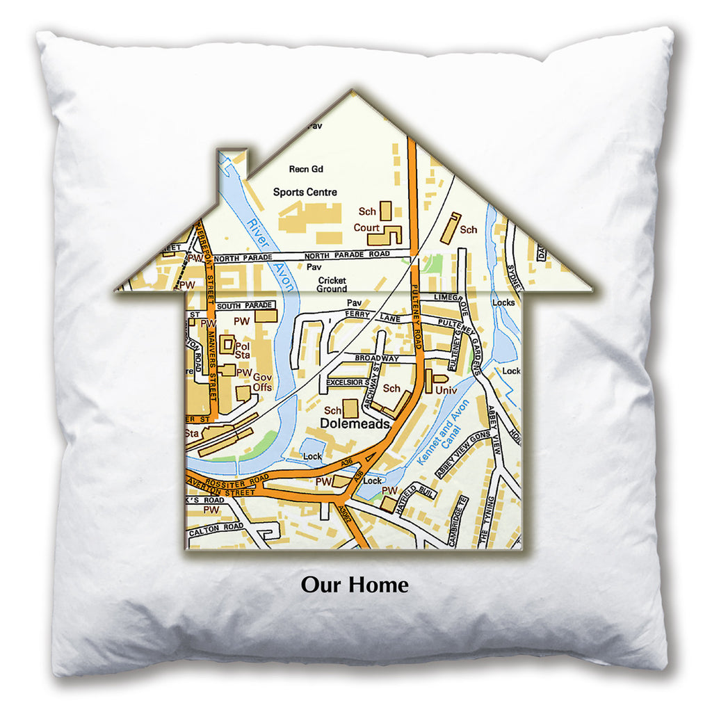 Personalised House Map Cushion - Love Maps On... - 7