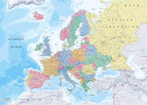 Map Wallpaper - Europe Political