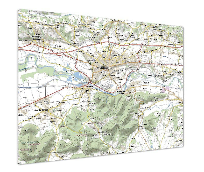 Map Poster - France 1:50,000 - postcode centred