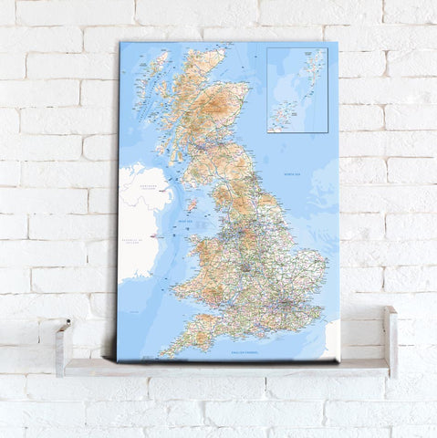 Map Canvas - Ordnance Survey GB Map