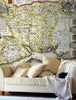 Map Wallpaper - Vintage County Map - Hampshire - Love Maps On... - 1