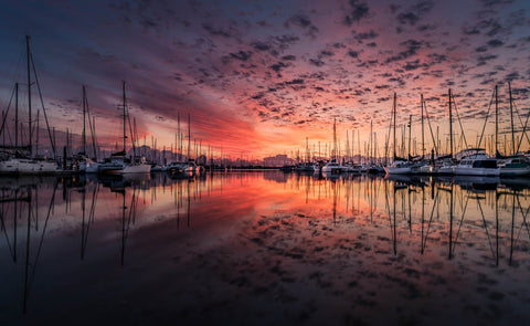 Harbour Sunset Canvas Print