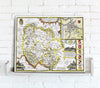 Map Canvas - Vintage County Map - Herefordshire - Love Maps On...