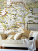 Map Wallpaper - Vintage County Map - Hertfordshire - Love Maps On... - 1