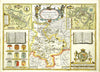 Map Wallpaper - Vintage County Map - Huntingdonshire - Love Maps On... - 3